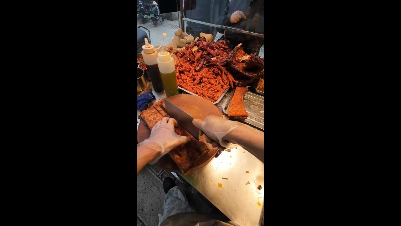 🔴 LIVE: Cantonese Roast Meat Cutting | China Street Food POV in Action