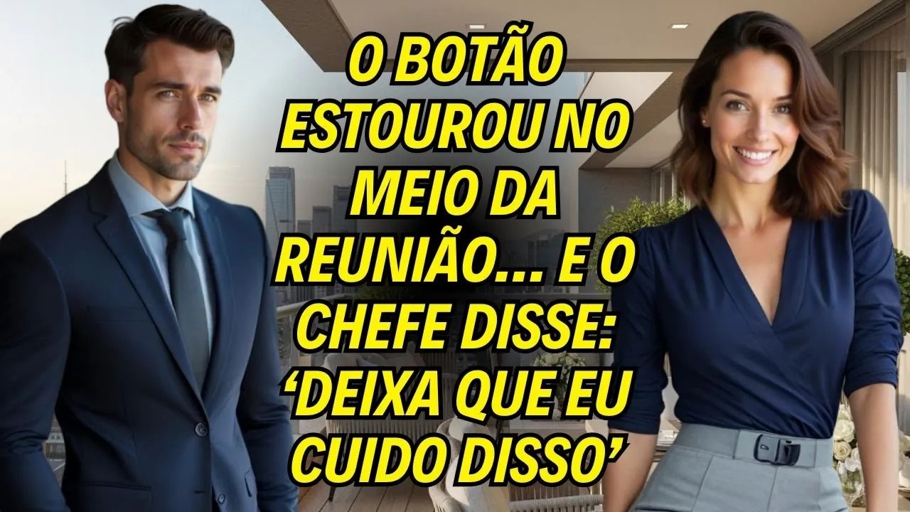 O Botão Estourou No Meio Da Reunião… E O Chefe Disse： ＂Deixa Que Eu Cuido Disso＂