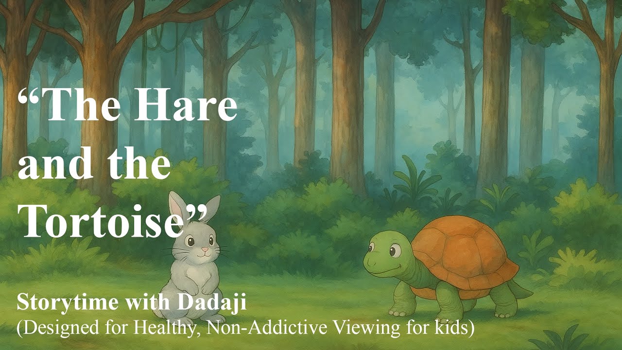 The Hare and the Tortoise | Panchatantra Moral Story | Storytime with Dadaji