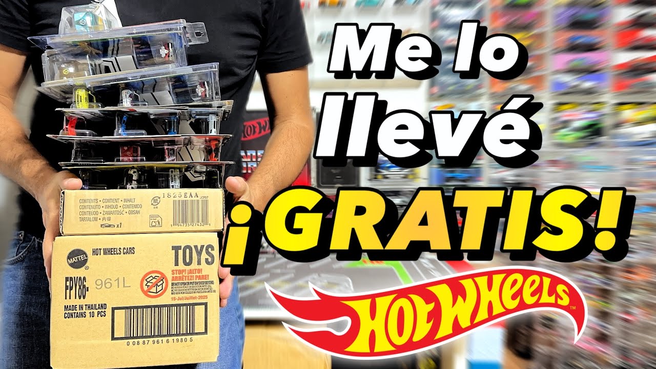 Fui por premios para las carreras de Hot Wheels en Balderas