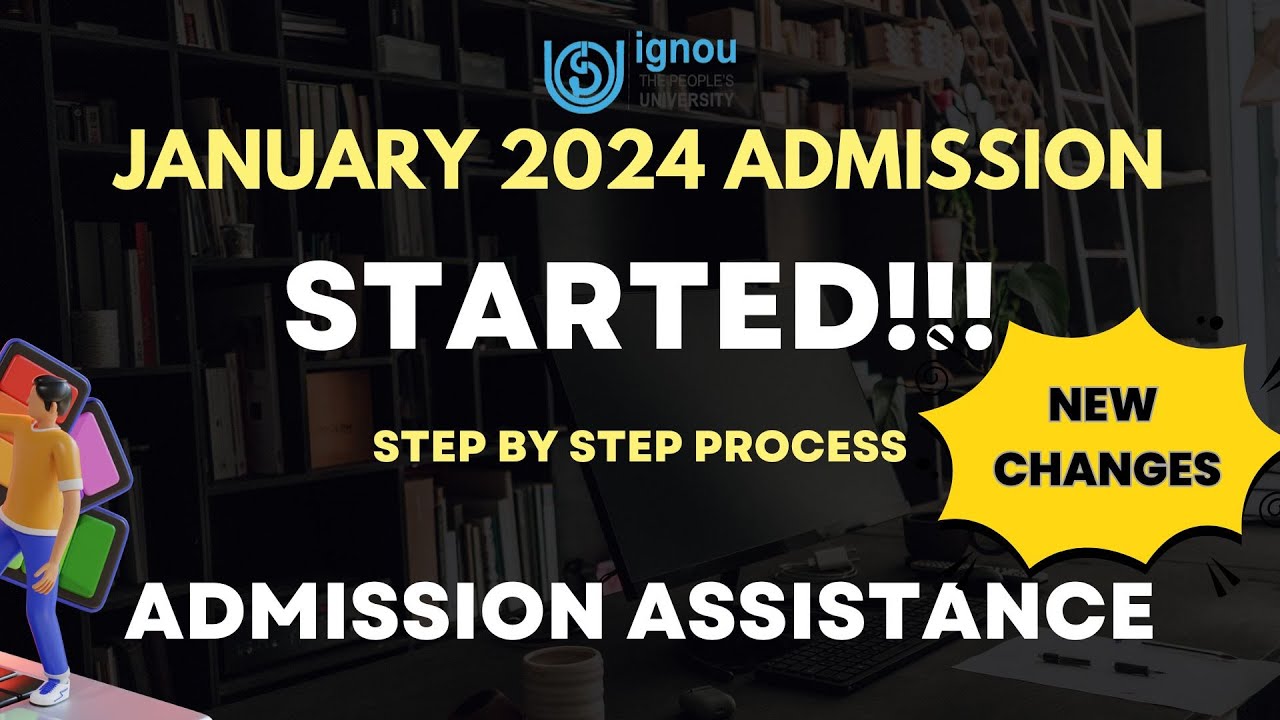 IGNOU January 2024 Admission ന് തുടക്കം | Admission Assistance | Step by Step Process