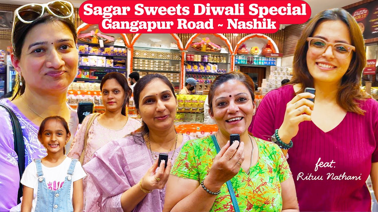 Sagar Sweets Nashik Diwali Special 2024 | Best Mithai Shop in Nashik | Places to Visit in Nashik