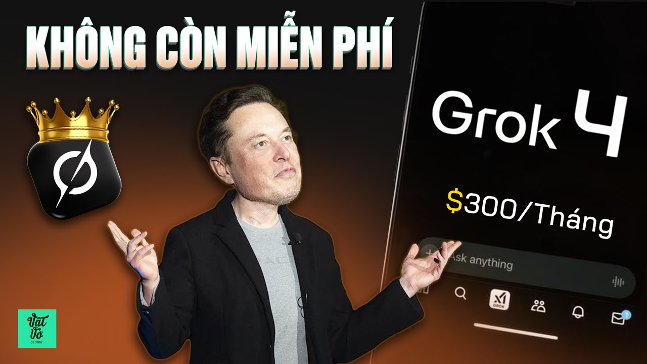 Trải nghiệm Grok 4: Nâng cấp gấp 10 lần Grok 3, KHÔNG MIỄN PHÍ và giá tới 8 triệu/tháng!