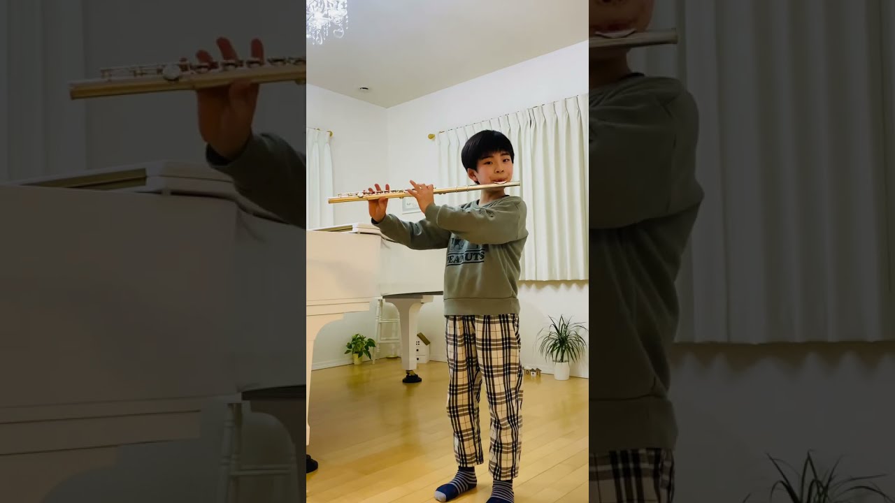 9歳　全日本管楽コンクール小学生部門金賞　「歌の翼」による幻想曲