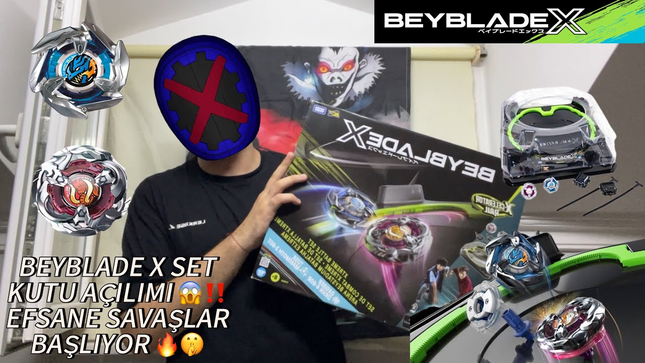 “BEYBLADE X XTREME BATTLE SETİ AÇTIM! 😱ARENA, İKİ GÜÇLÜ BEYBLADE BU KUTUDA! 🔥”#beybladex 