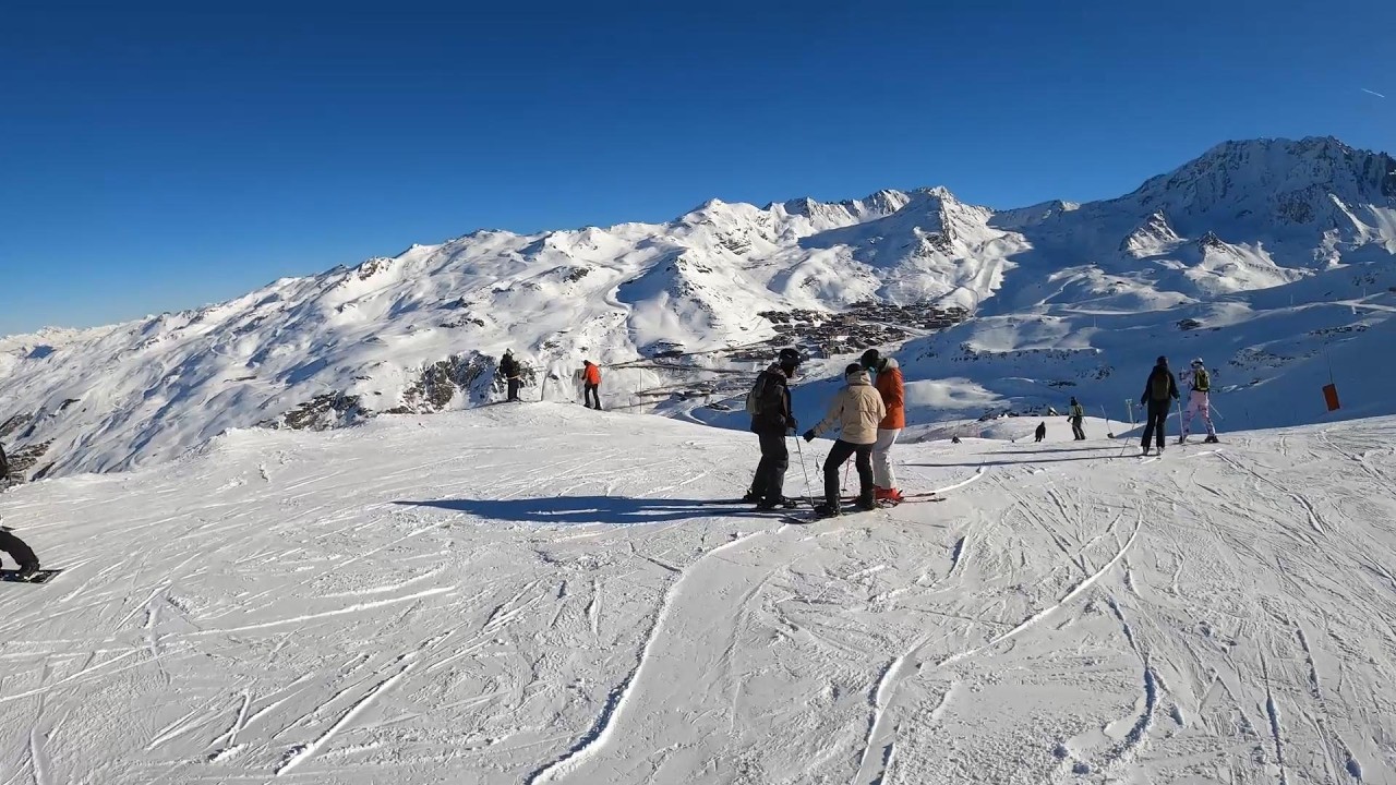 Piste Blue Tetras   Les 3 Vallees Val Thorens West