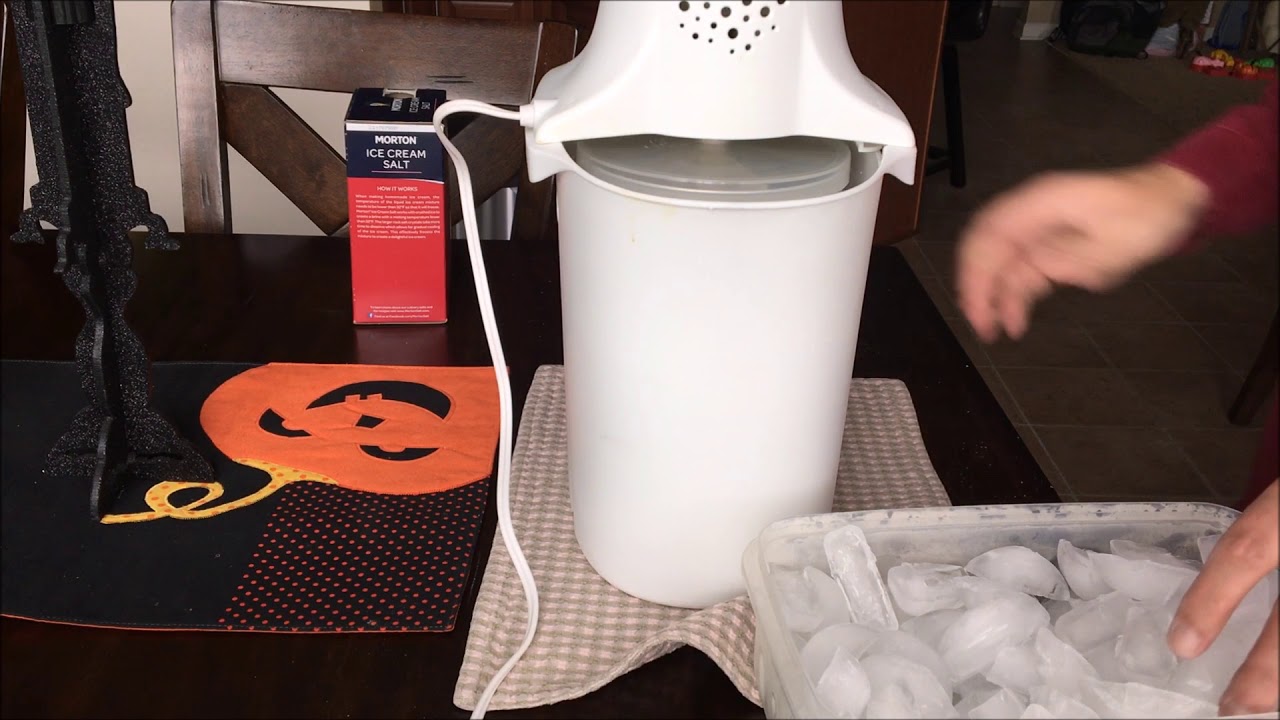Electric Ice Cream Maker how-to