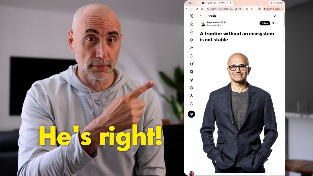 Генеральный директор Microsoft только что объяснил будущее разработки и бизнеса.