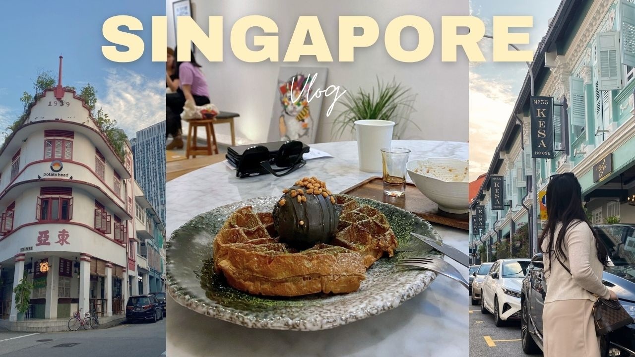 SINGAPORE 🇸🇬 Stay at KESA House, What we Ate at Tanjong Pagar, Maxwell, Golden Mile & more! | VLOG