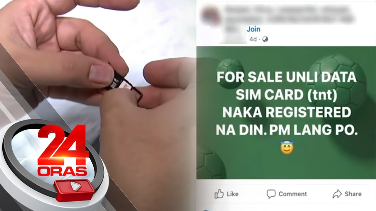 Mga nagbebenta't bumibili ng pre-registered SIM online, binalaan ng DICT na pwedeng... | 24 Oras