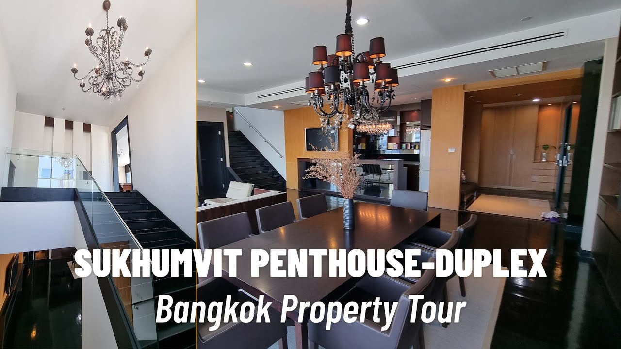 Penthouse Duplex On Sukhumvit 22 - Bangkok Property Tour - Wilshire