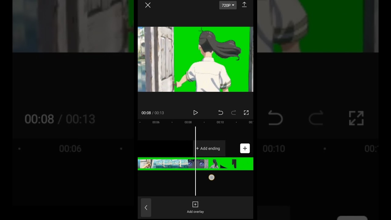 MLBB profile edit capcut TUTORIAL (Anime girl open door)