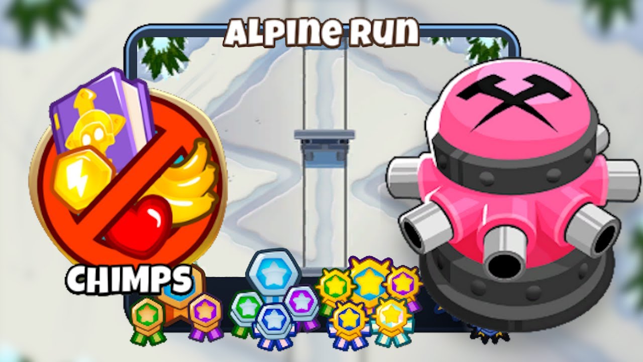 Alpine Run [CHIMPS] Walkthrough/Guide | Bloons TD6