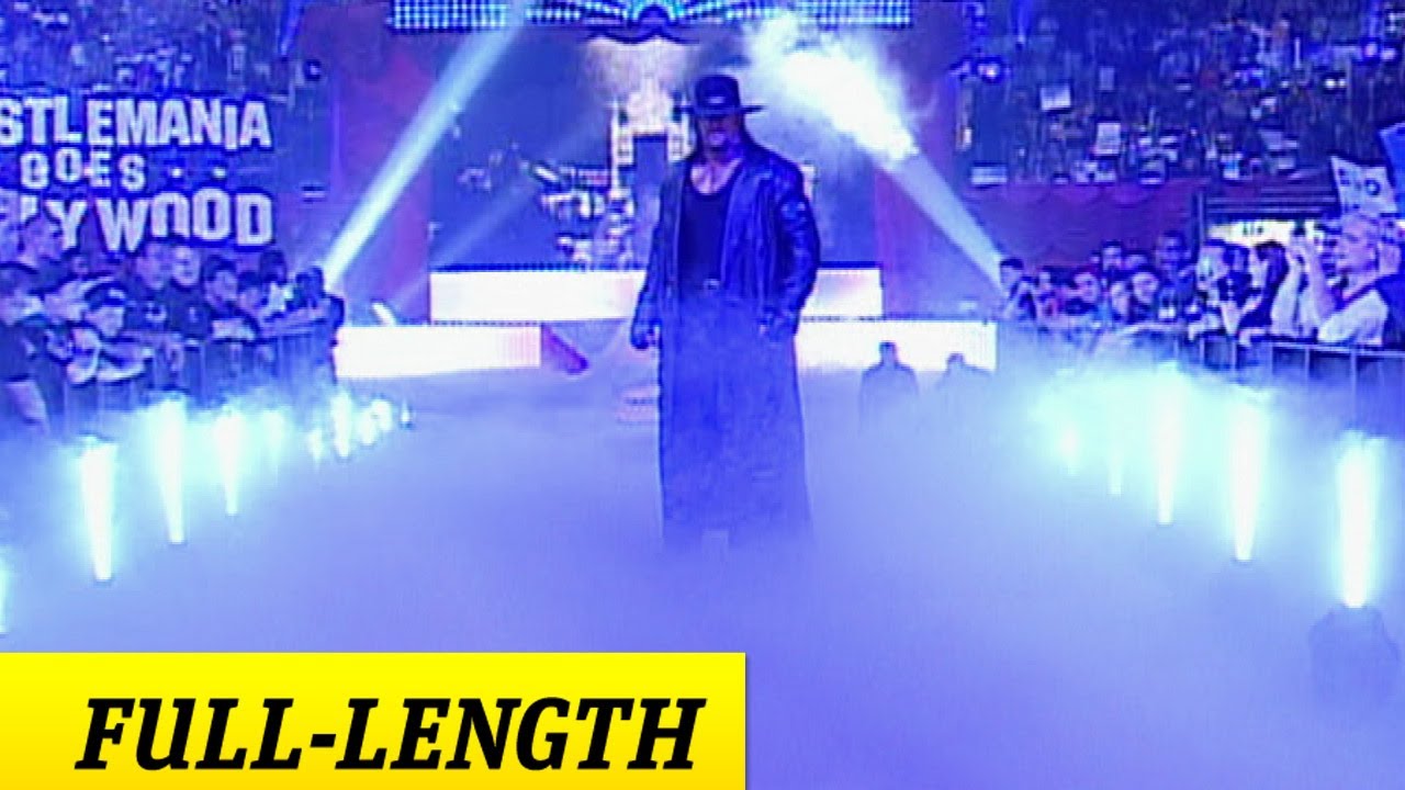 Вход Гробовщика на WrestleMania 21