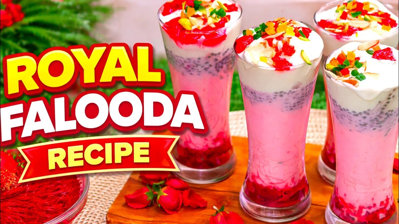 Summer Special  Royal Falooda Recipe | Easy Homemade Falooda | Indian Zoya Kitchen 
