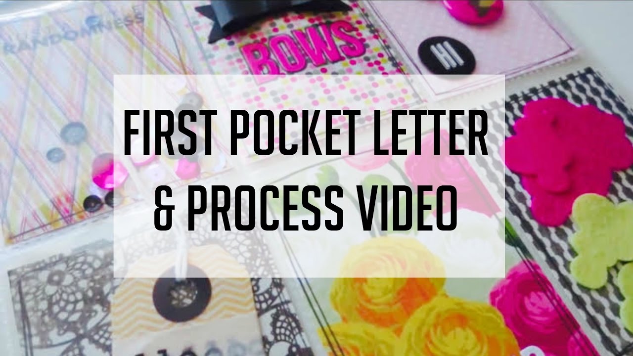 First Pocket Letter & Process Video!!
