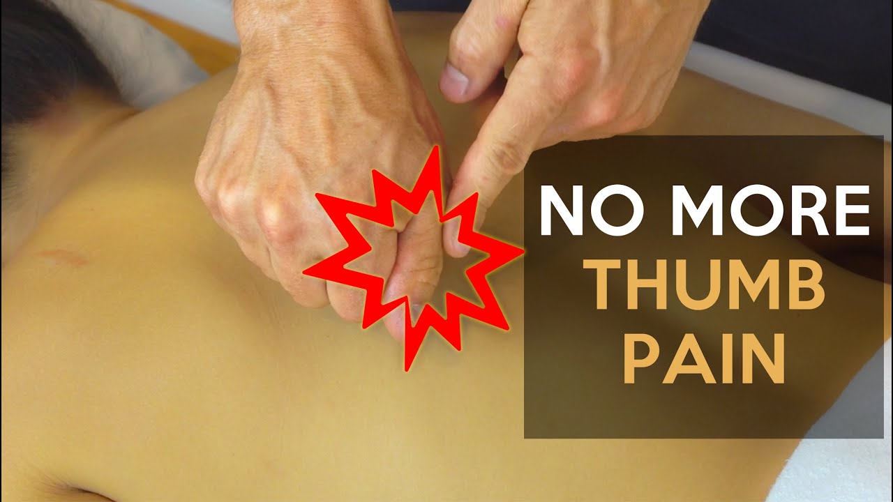 Preventing Thumb Injuries: Essential Tips for Massage Therapists