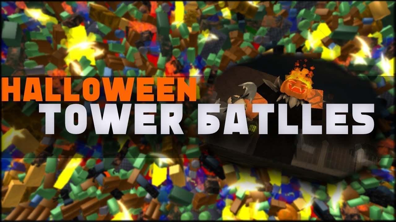 Halloween! Tower Battles Roblox (defeated the halloween boss)