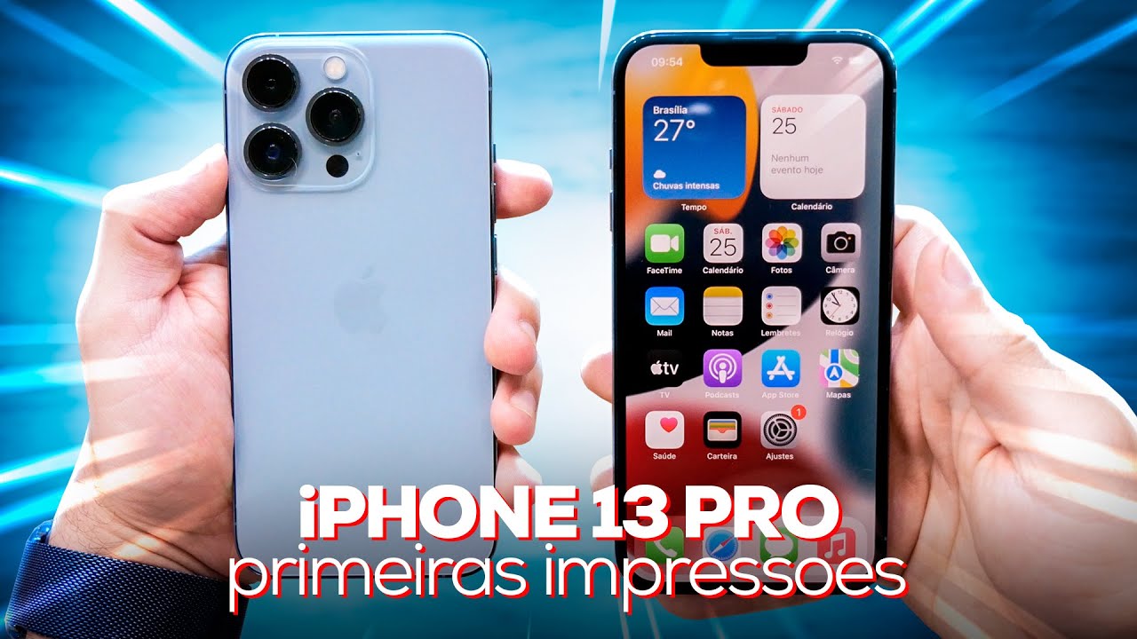 🇧🇷 JÁ ESTOU com o iPHONE 13 PRO e ele TÁ DEMAIS! UNBOXING e PRIMEIRAS IMPRESSÕES