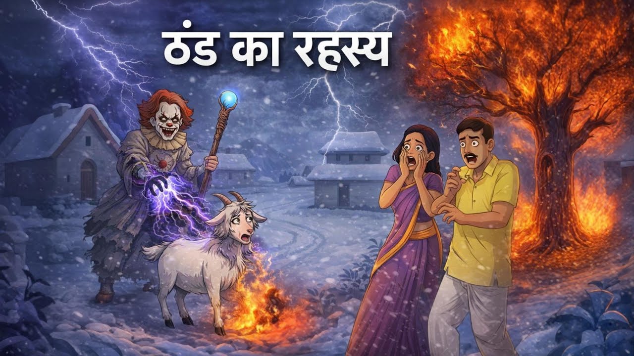 ठंड का रहस्य|| जादुई कहानी |#hindikahanian#hindicartoon#moralkahani #cartoon 