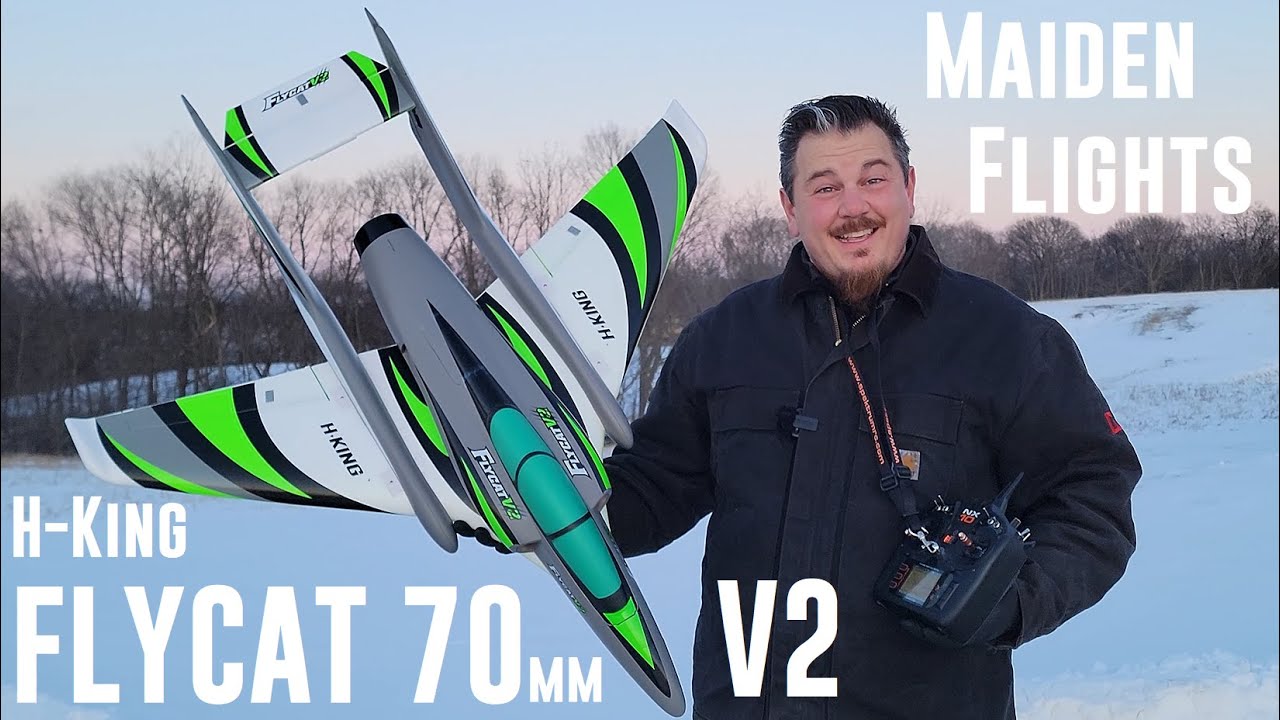 H-King - Flycat - 70mm - 6S EDF - V2 - Maiden Flights