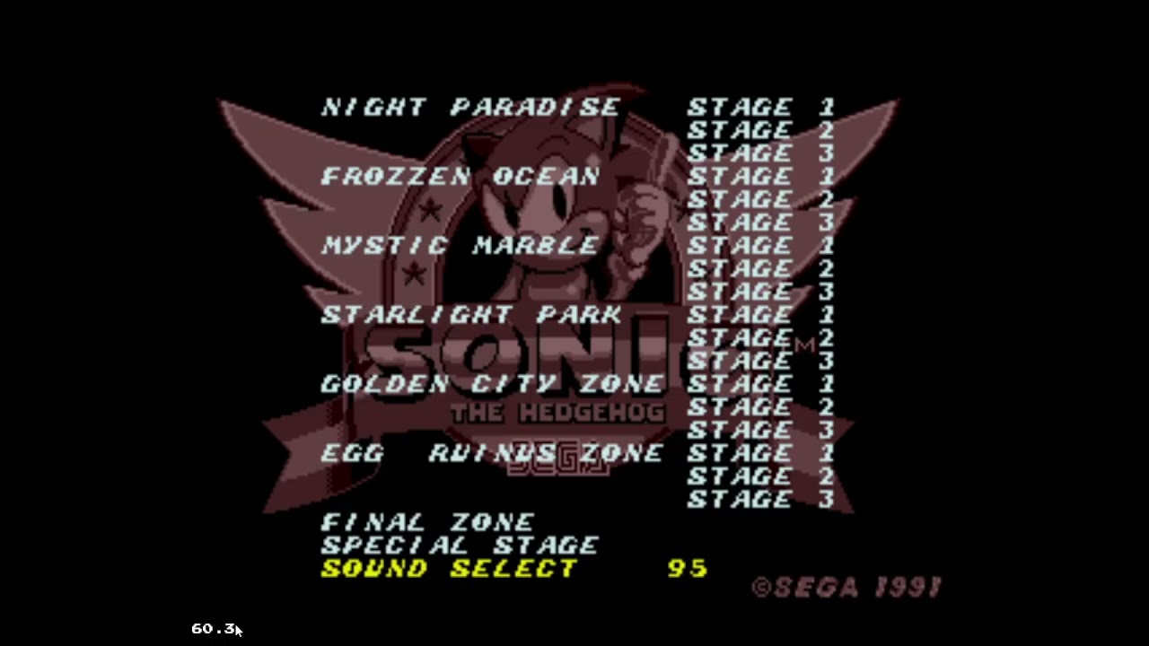 Sonic The Hedgehog 1 By MrMoonshining W.I.P Special stage soundtrack