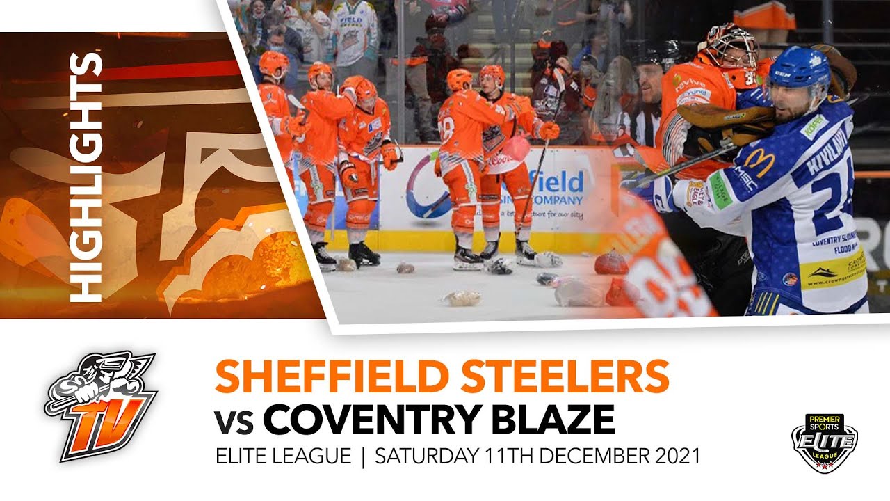Sheffield Steelers v Coventry Blaze - EIHL - 11th December 2021