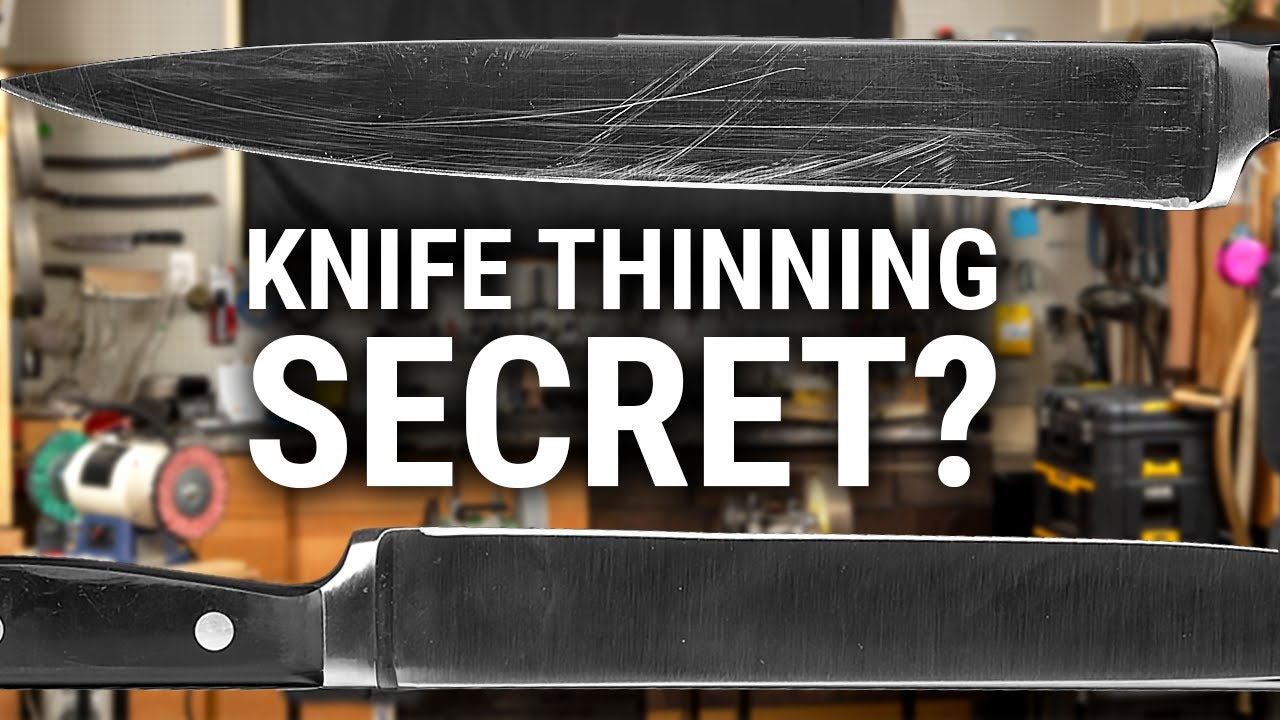 Thinning Knives with a RADIUS PLATEN: The Game-Changer to STOP Grinding the Apex! [4K]