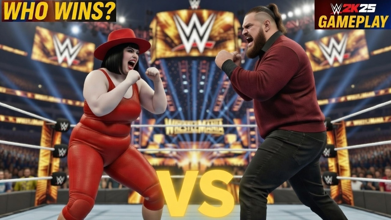 🔥 Ji woo vs.  Bray Wyatt 💪 EPIC Iron Man Intergender Match  | WWE 2K25 Gameplay