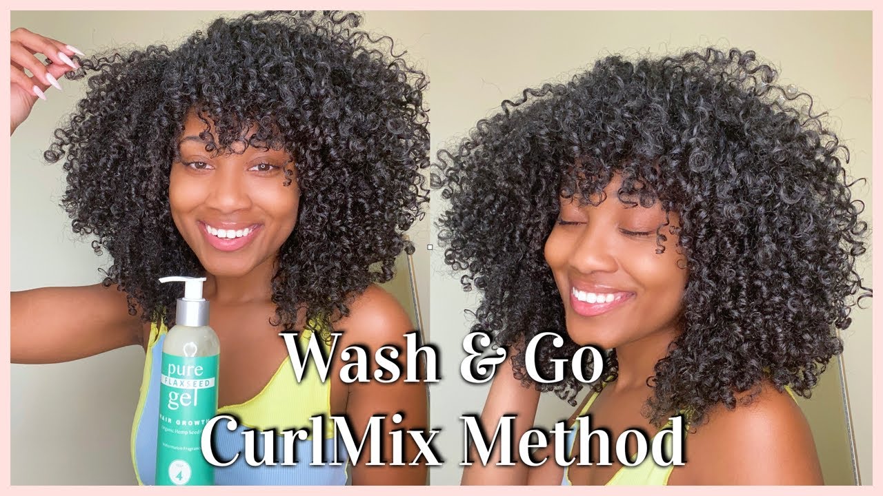 CurlMix Method Wash & Go Tutorial | OKae Kaela