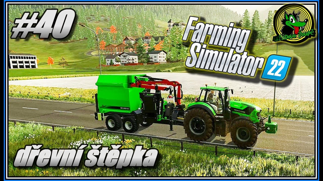 Dřevní štěpka (Neřádova ECOfarma)-Farming simulator 22 #40 CZ/SK