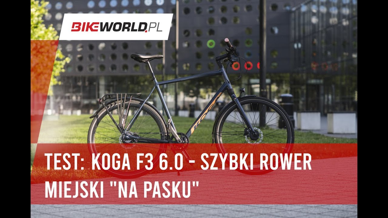Test: Szybki rower miejski Koga F3 6.0 na pasku (2020)