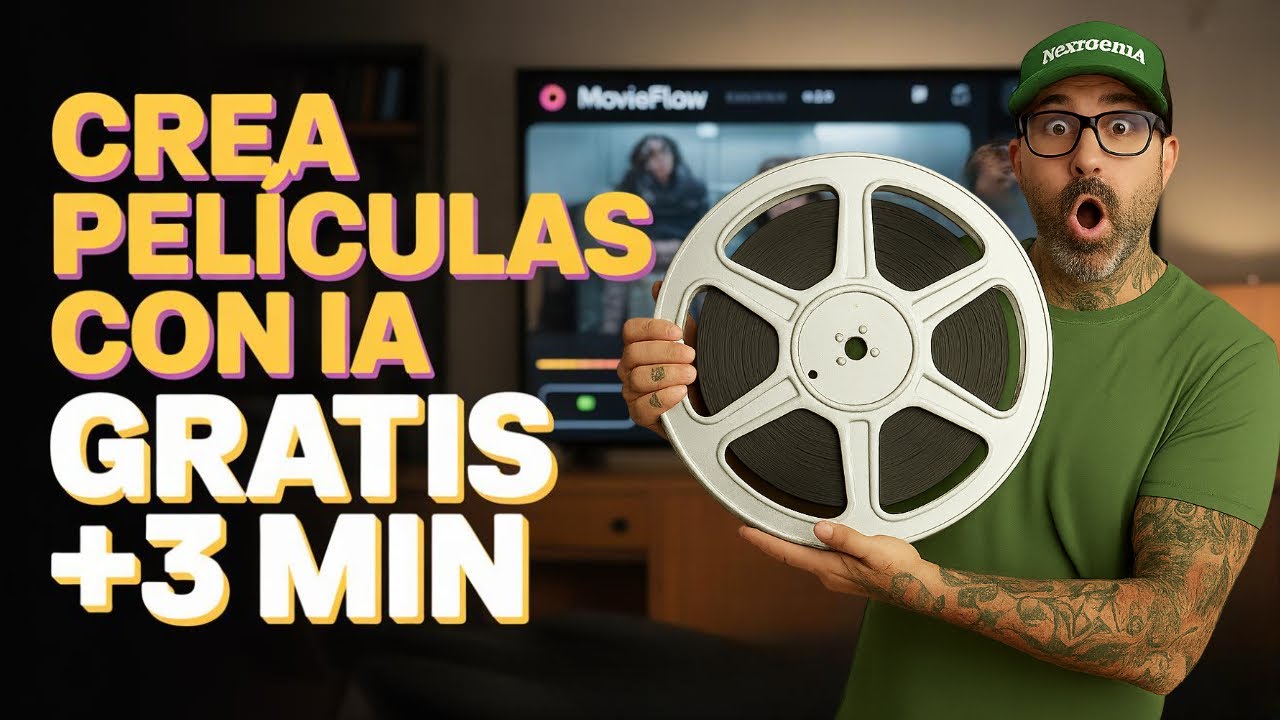 🎬 Crea PEL&Iacute;CULAS con IA +3 MIN GRATIS | MovieFlow vs Sora y RunwayML