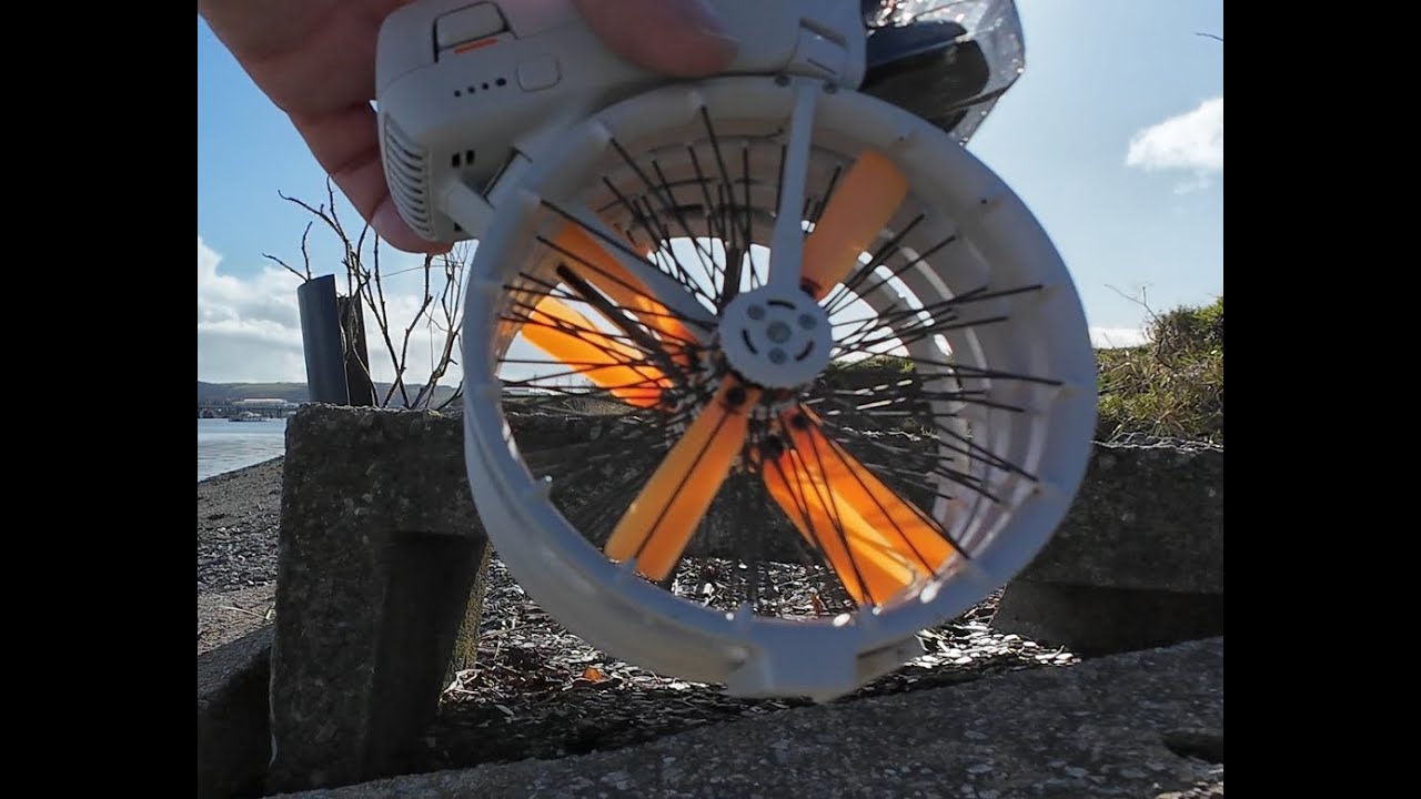 Orange  Dji Flip props. Are they quieter though?
