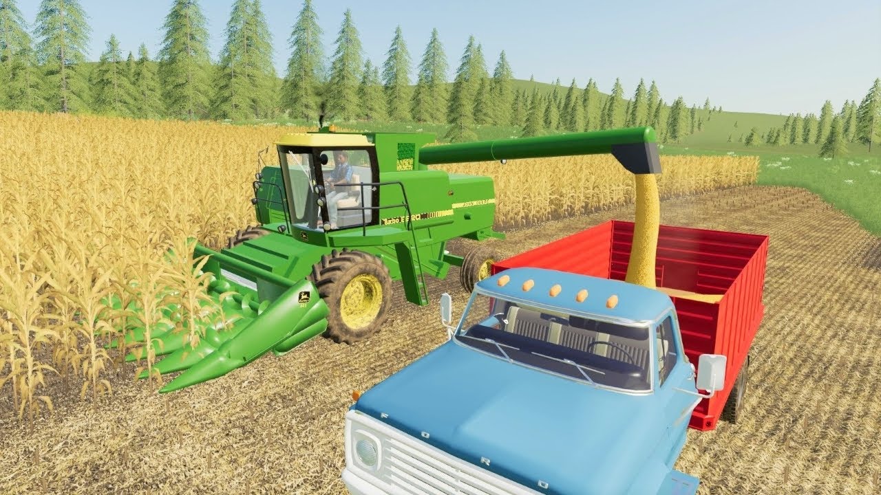 Using new harvester and repairing abandoned farm | Back in my day 32 | Farming Simulator 19