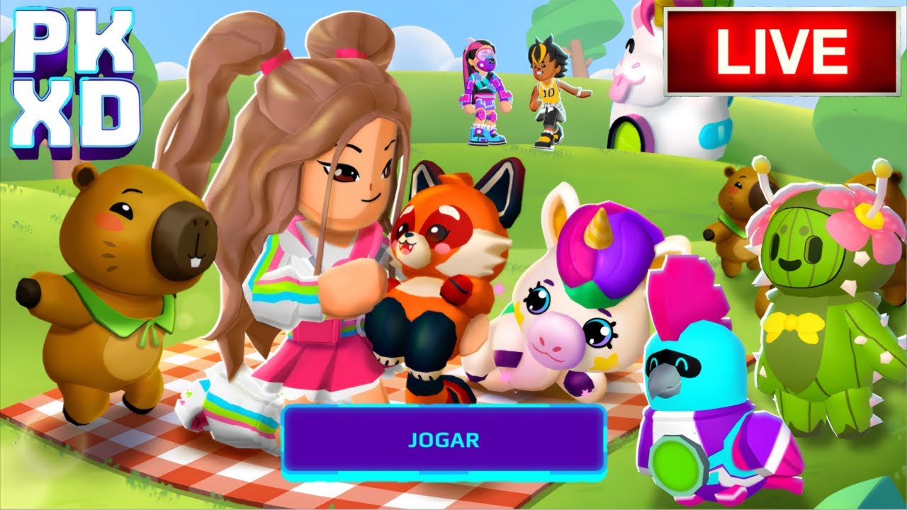 🔴 AO VIVO JOGANDO #PKXD NA NOVA ATUALIZAÇÃO TEMPORADA PETS COM OS INSCRITOS! #petertoys #live