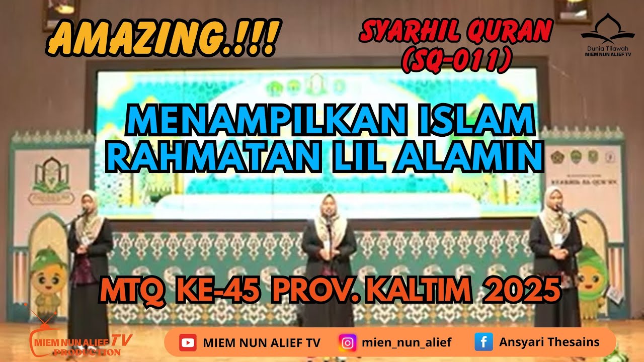 AMAZING.!!! Syarhil Quran Menampilkan Islam Rahmatan Lil Alamin || Bikin Merinding