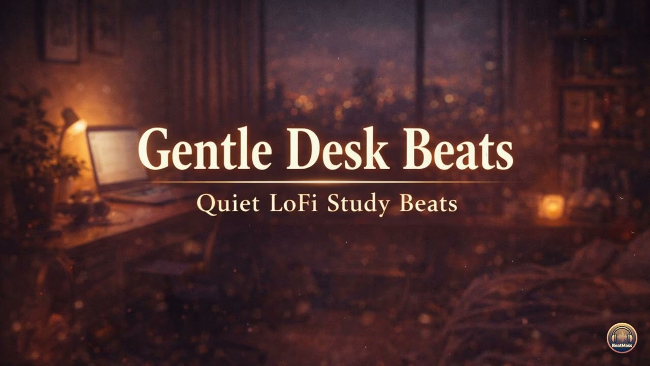 Gentle Desk Beats • Quiet LoFi Study Beats