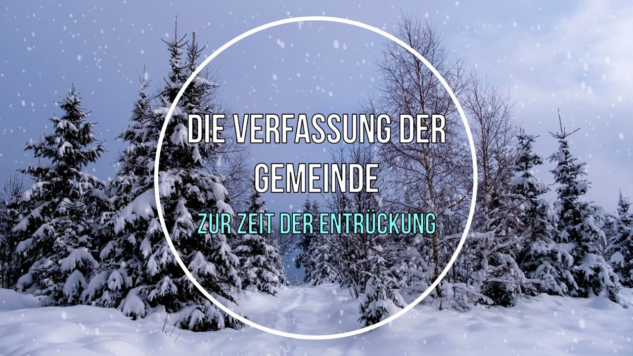 Predigt der EFG Meiningen vom 11.01.2026 Thema: Die Verfassung der Gemeinde zur Zeit der Entrückung