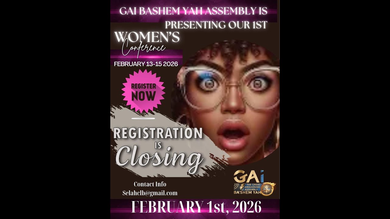 2026 GAI  BaShem Yah Presents: Women's Conference Informational