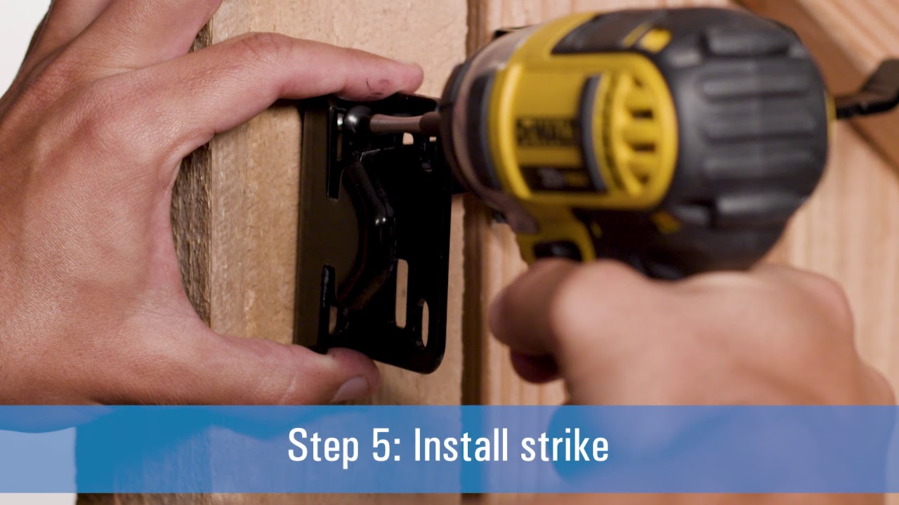 Gate Thumb Latch Installation - National Hardware