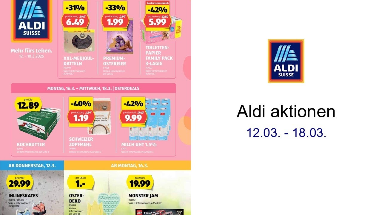 Aldi aktionen 12.03. - 18.03.