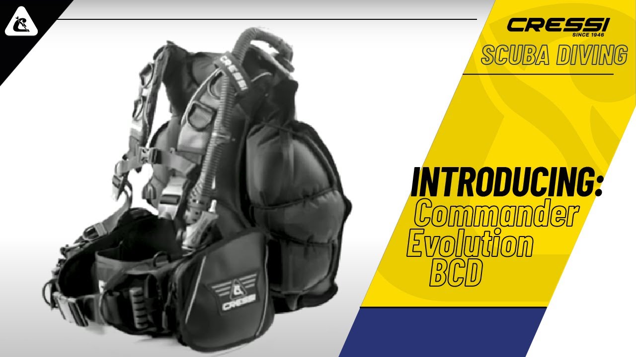 Introducing : Cressi Commander Evolution – Cressi’s top of the range back inflated B.C.D.