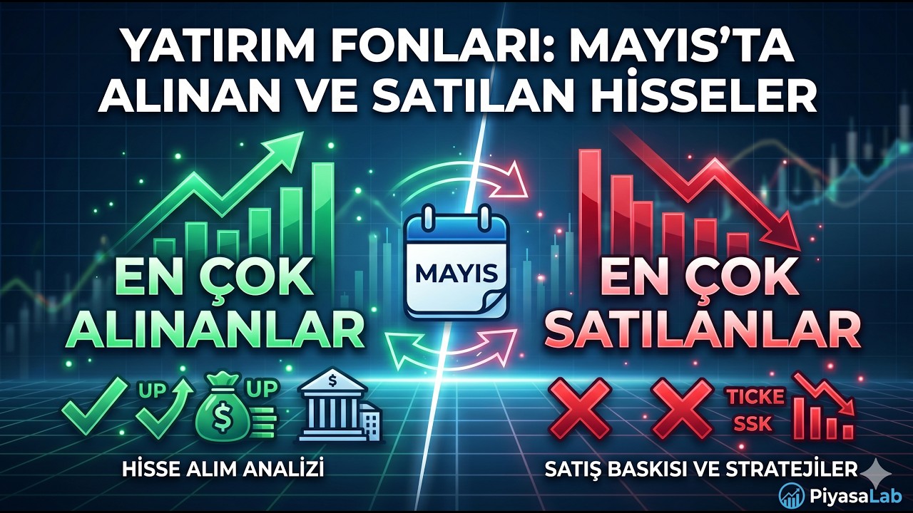 YATIRIM FONLARININ  MAYIS AYINDA ALDIKLARI VE SATTIKLARI HİSSELER