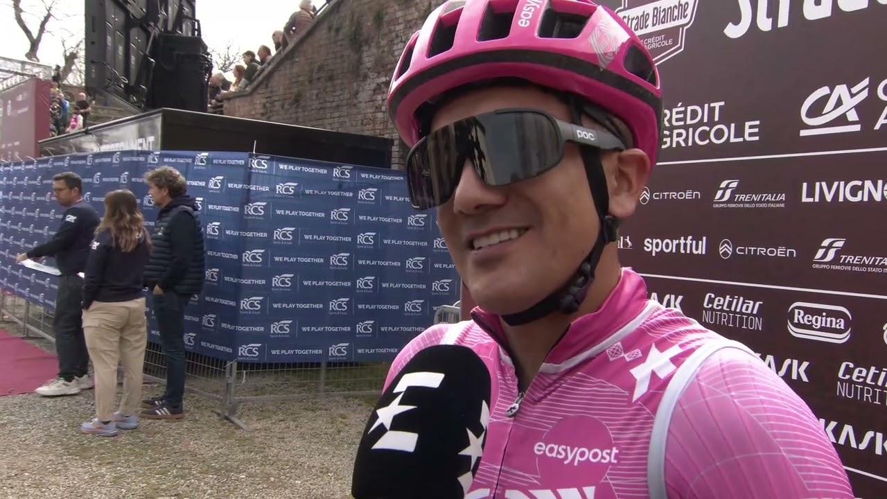 Ричард Карапас &mdash; Интервью в начале &mdash; Strade Bianche 2026