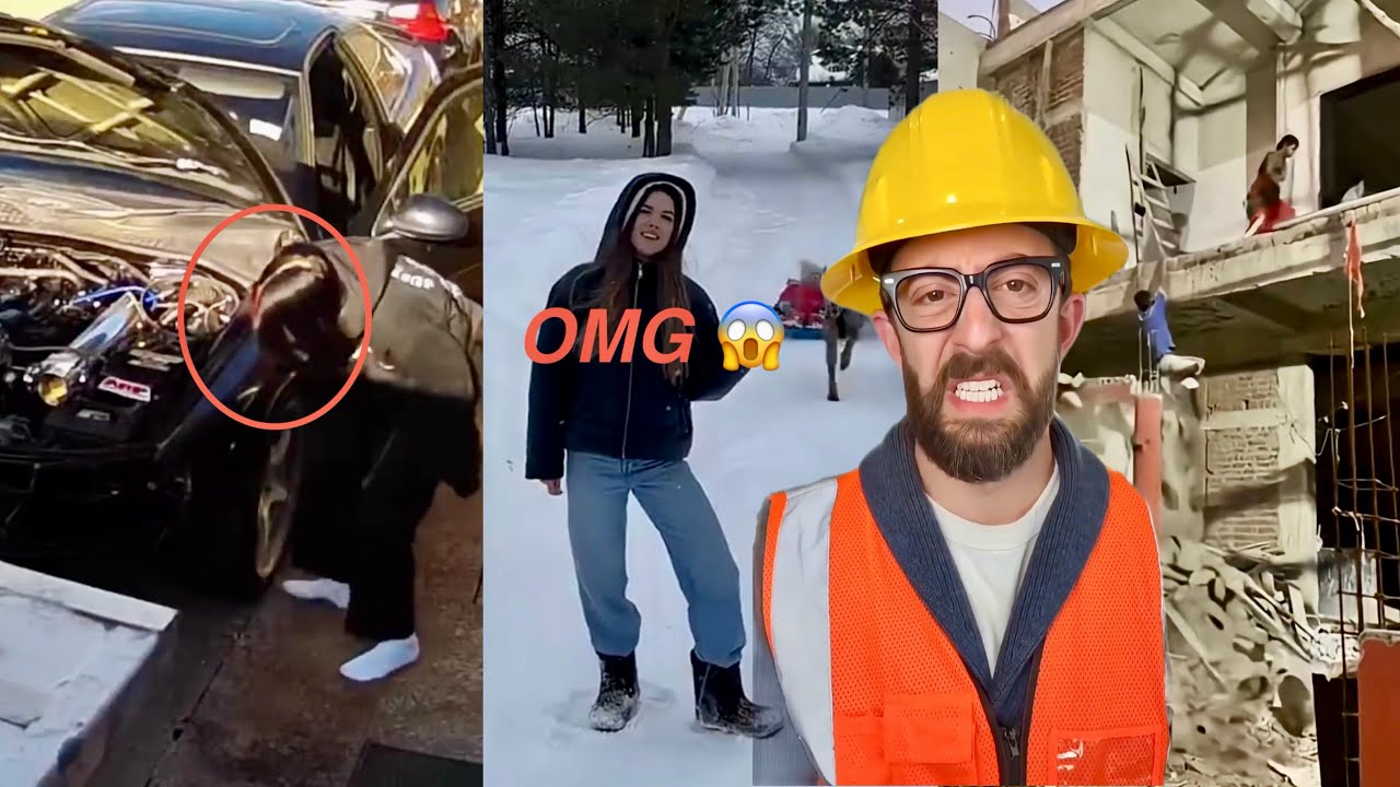 Unbelievably smart Workers & hilarious failures #construction #adamrose 