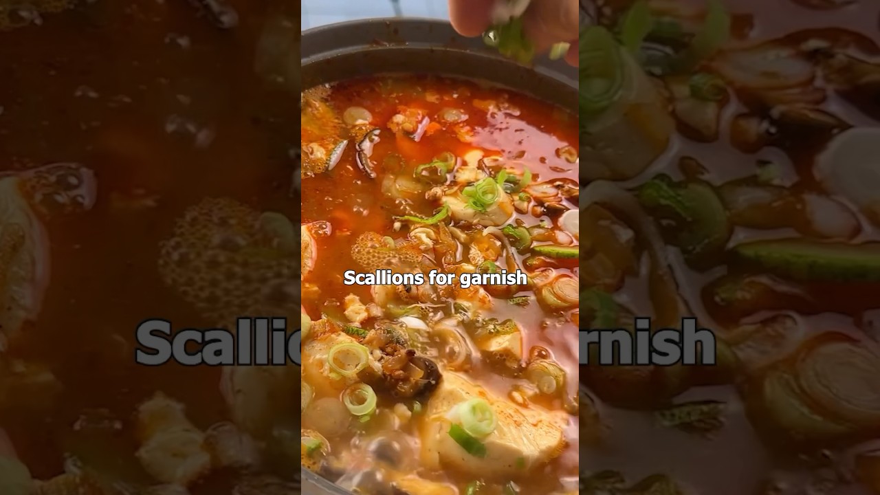 How To Make The Perfect Spicy Tofu Soup 🥵🔥 (Soondubu)