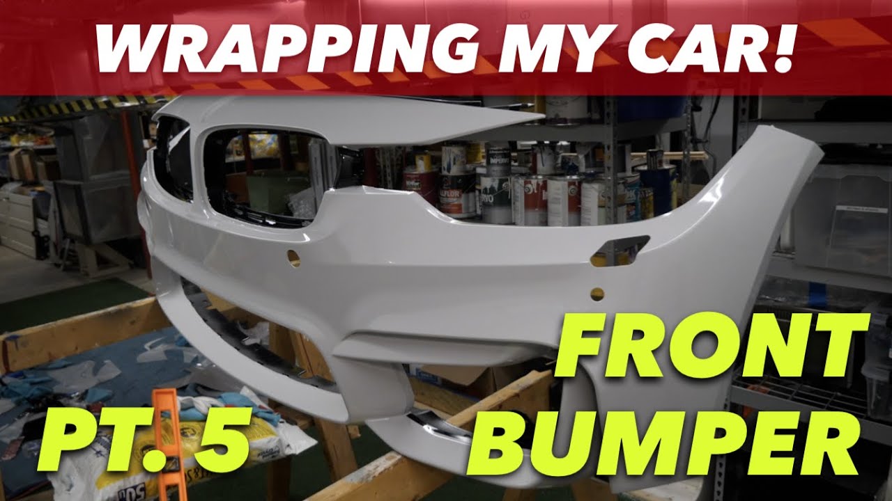 How To Wrap a Car At Home // PT. 5 - FRONT BUMPER