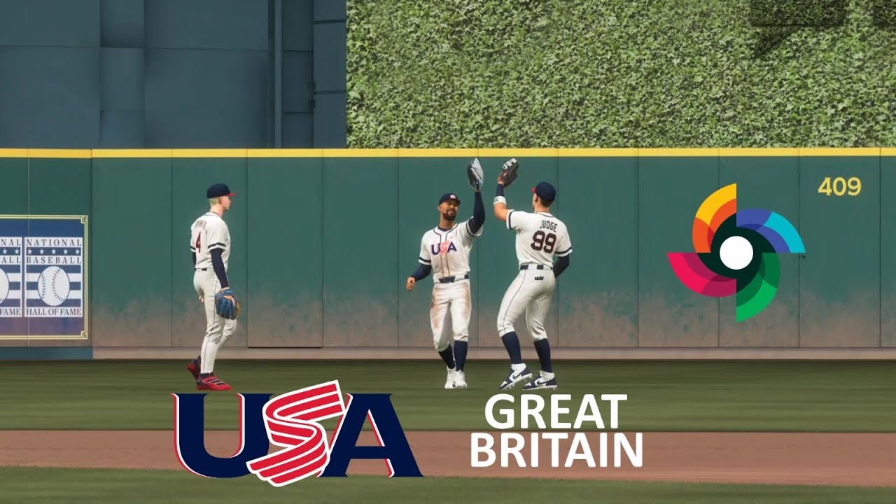 WBC 26 | 🇬🇧 GREAT BRITAIN v USA 🇺🇸 | MLB THE SHOW 25