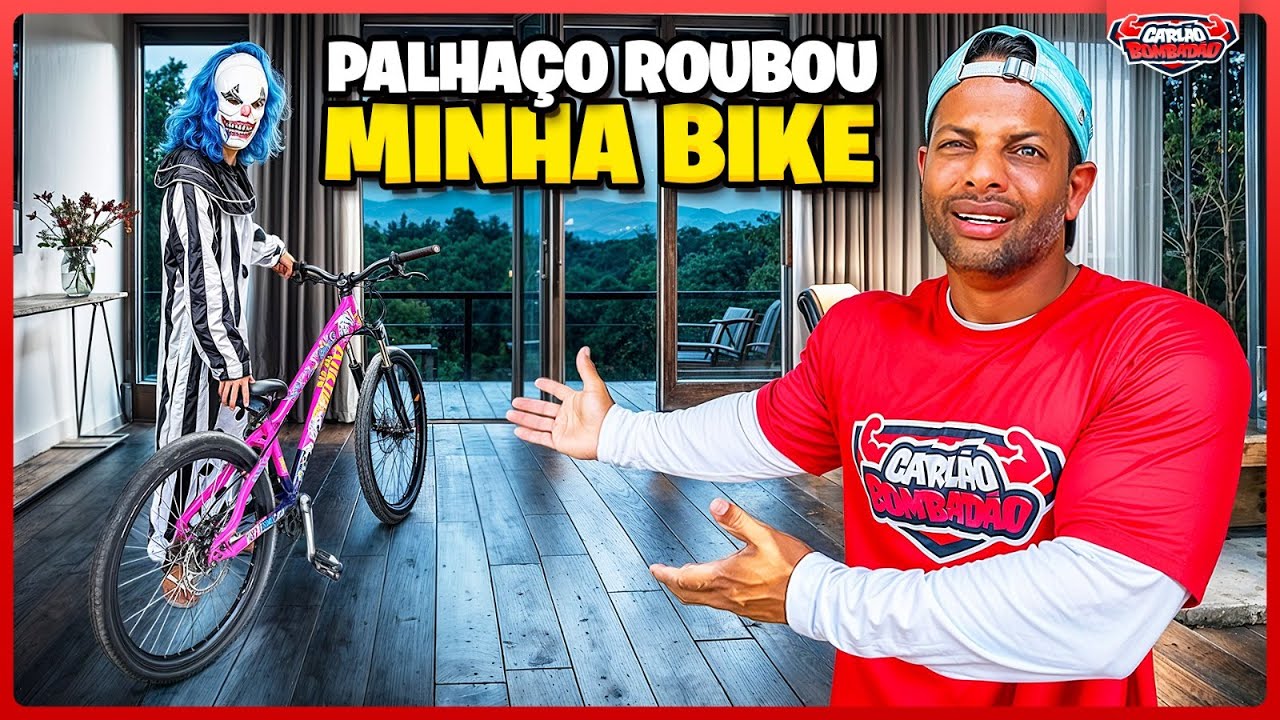 UM PALHAÇO DO MAL INVADIU A MINHA MANSÃO E PEGOU A BIKE DO GRAU DO ARTHUR !